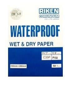 Riken C35P Wet and Dry Sheets 600 Grit 50pk